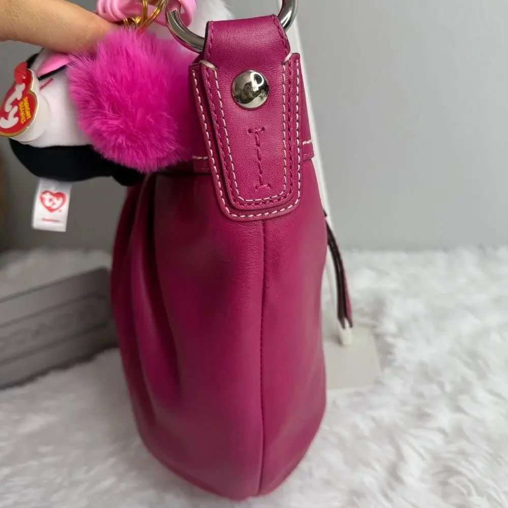 NWT y2k COACH Soho Pleated Leather Large Hobo Shoulder Bag F1373100